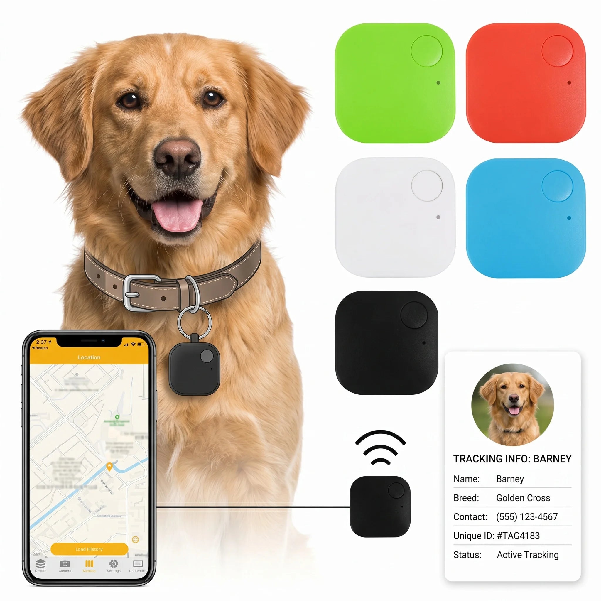 Tagly tracker on keys lifestyle