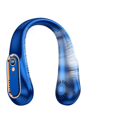 BREEZA bladeless neck fan blue with LED display